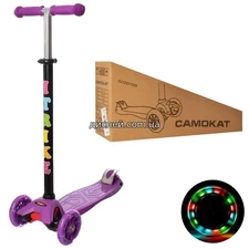 Детский самокат JR 3-003-V, MAXI, фиолетовый
