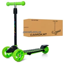 Детский самокат JR 3-060-34-GR, MAXI, зеленый