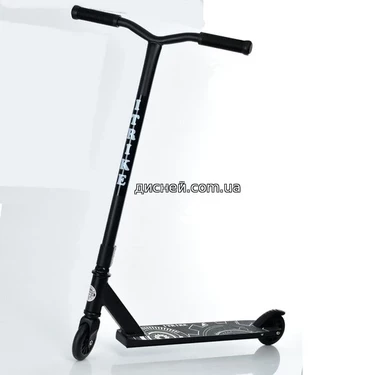 Детский самокат SR 2-066-2-B1, трюковый, черный