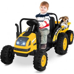 Детский электромобиль M 4419 EBLR-6 трактор, с прицепом