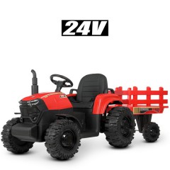 Детский электромобиль M 4623 EBLR-3 (24V) трактор, с прицепом