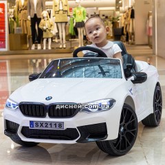 Детский электромобиль M 4791 EBLR-1 BMW M5, кожаное сиденье