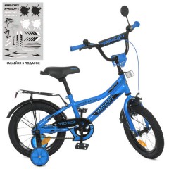 Велосипед детский PROF1 14д. Y14313, Speed racer, синий