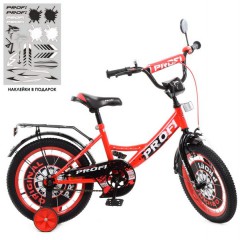 Велосипед детский PROF1 18д. Y1846, Original boy, красно-черный