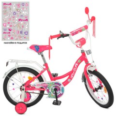 Велосипед детский PROF1 18д. Y18302N, Blossom, малиновый