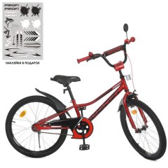 Велосипед детский PROF1 20д. Y20221-1 Prime, красный