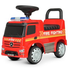 Детская каталка-толокар 657-3, Mercedes, пожарная