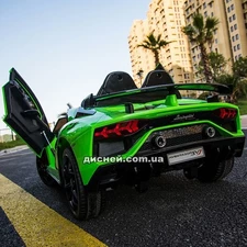 Детский электромобиль M 4788 EBLR-5 (24V), Lamborghini, кожаное сиденье фото 41