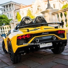 Детский электромобиль M 4788 EBLR-6 (24V), Lamborghini, кожаное сиденье фото 14