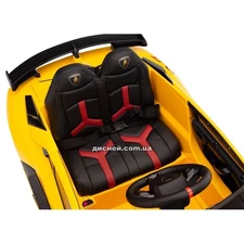 Детский электромобиль M 4788 EBLR-6 (24V), Lamborghini, кожаное сиденье фото 16