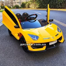 Детский электромобиль M 4788 EBLR-6 (24V), Lamborghini, кожаное сиденье фото 41