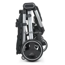 Детская коляска ME 1053N DYNAMIC PRO Onyx, темно-серая фото 53