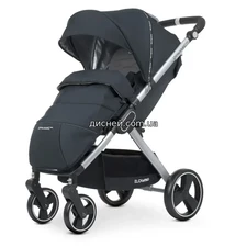 Детская коляска ME 1053N DYNAMIC PRO Onyx, темно-серая фото 37