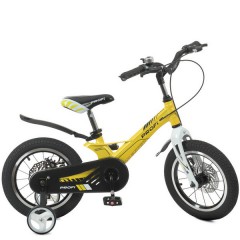 Велосипед детский PROF1 14д. LMG14238, Hunter, желтый