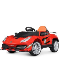 Детский электромобиль M 4825 EBLR-3 Ferrari, кожаное сиденье