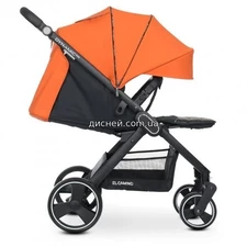 Детская коляска ME 1053N DYNAMIC PRO Orange, оранжевая фото 54