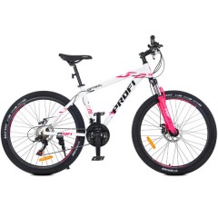 Спортивный велосипед 26д. G26OPTIMAL A26.5, бело-розовый