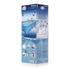 Каркасный бассейн Bestway 56424, 400 х 211 х 81 см., с фильтр-насосом фото 41