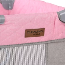 Детский манеж ME 1097 CASTLE Pink Gray - El Camino купить