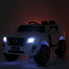 Детский электромобиль M 4837 EBLR-1 Nissan, кожаное сиденье фото 53
