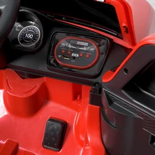 Детский электромобиль M 4837 EBLR-3 Nissan, кожаное сиденье фото 11