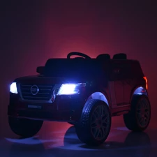 Детский электромобиль M 4837 EBLR-3 Nissan, кожаное сиденье фото 86
