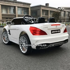 Детский электромобиль M 4871 EBLR-1 Mercedes, кожаное сиденье фото 14