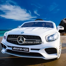 Детский электромобиль M 4871 EBLR-1 Mercedes, кожаное сиденье купить
