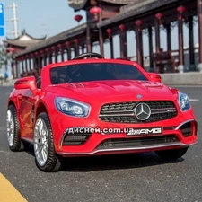 Детский электромобиль M 4871 EBLR-3 Mercedes, кожаное сиденье купить