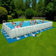 Каркасный бассейн Intex 54990, (28372), 975 х 488 х 132 см., с песочным фильтр-насосом купить