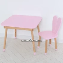 Детский столик 04-025R-DESK со стульчиком, розовый - Дитячий столик 04-025R-DESK