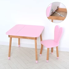 Детский столик 04-025R-DESK со стульчиком, розовый купить