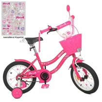Велосипед детский PROF1 14д. Y1492-1K, Star, с корзинкой