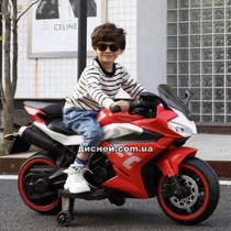 Детский мотоцикл M 5024 EL-3, кожаное сиденье купить