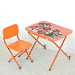 Детский столик Щенячий патруль оранжевый, со стульчиком - Дитячий столик Щенячий патруль