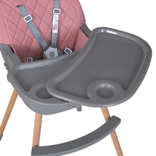 Стульчик для кормления ME 1111 LUMI Pink, розовый - El Camino фото 41