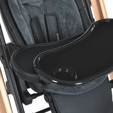 Детский стульчик-качели ME 1102 DEBUT Posh Black, черный фото 18