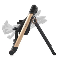 Детский стульчик-качели ME 1102 DEBUT Posh Black, черный фото 92