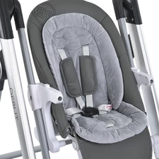 Детский стульчик-качели ME 1102 DEBUT Serious Gray, серый фото 18