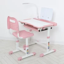 Детская парта M 5068-8-2, со стульчиком, розовая