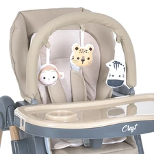 Стульчик для кормления ME 1115-W CRAFT Beige - El Camino купить