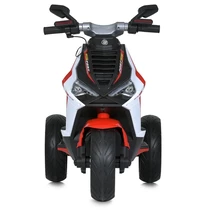 Детский мотоцикл M 5744 EL-3 скутер, кожаное сиденье купить