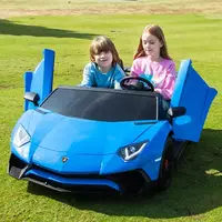 Лицензионный детский электромобиль M 5738 AL-4 двухместный, Lamborghini Aventador купить