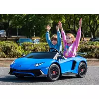 Лицензионный детский электромобиль M 5738 AL-4 двухместный, Lamborghini Aventador фото 37