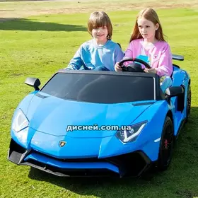 Лицензионный детский электромобиль M 5738 AL-4 двухместный, Lamborghini Aventador