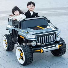 Детский электромобиль M 5075 EBLR-11 джип, мягкое сиденье фото 37