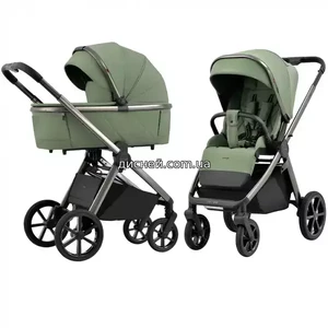 Детская коляска CARRELLO Omega CRL-6530 Perfect Green универсальная