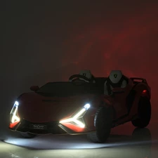 Детский электромобиль Lamborghini M 5072 EBLR-1 двухместный фото 31