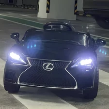 Детский электромобиль Lexus M 4824 EBLR-4, кожаное сиденье фото 86