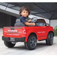 Детский электромобиль M 5766 EBLR-1 Dodge RAM, кожаное сиденье купить